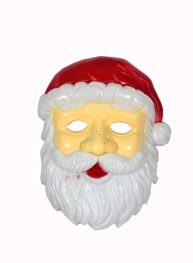 Evisha 4 Pcs Santa Claus Face Party face Mask for Christmas Party Celebration - Image 2